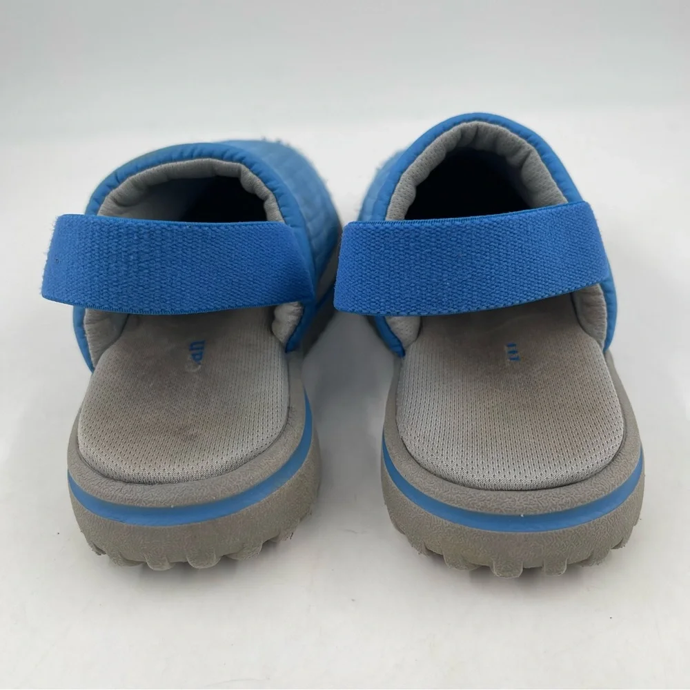 LL Bean Unisex Kids Blue Mule Slippers Sandals - Size 10/11
